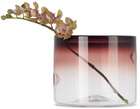 Nate Cotterman Purple Wide Dimple Vase