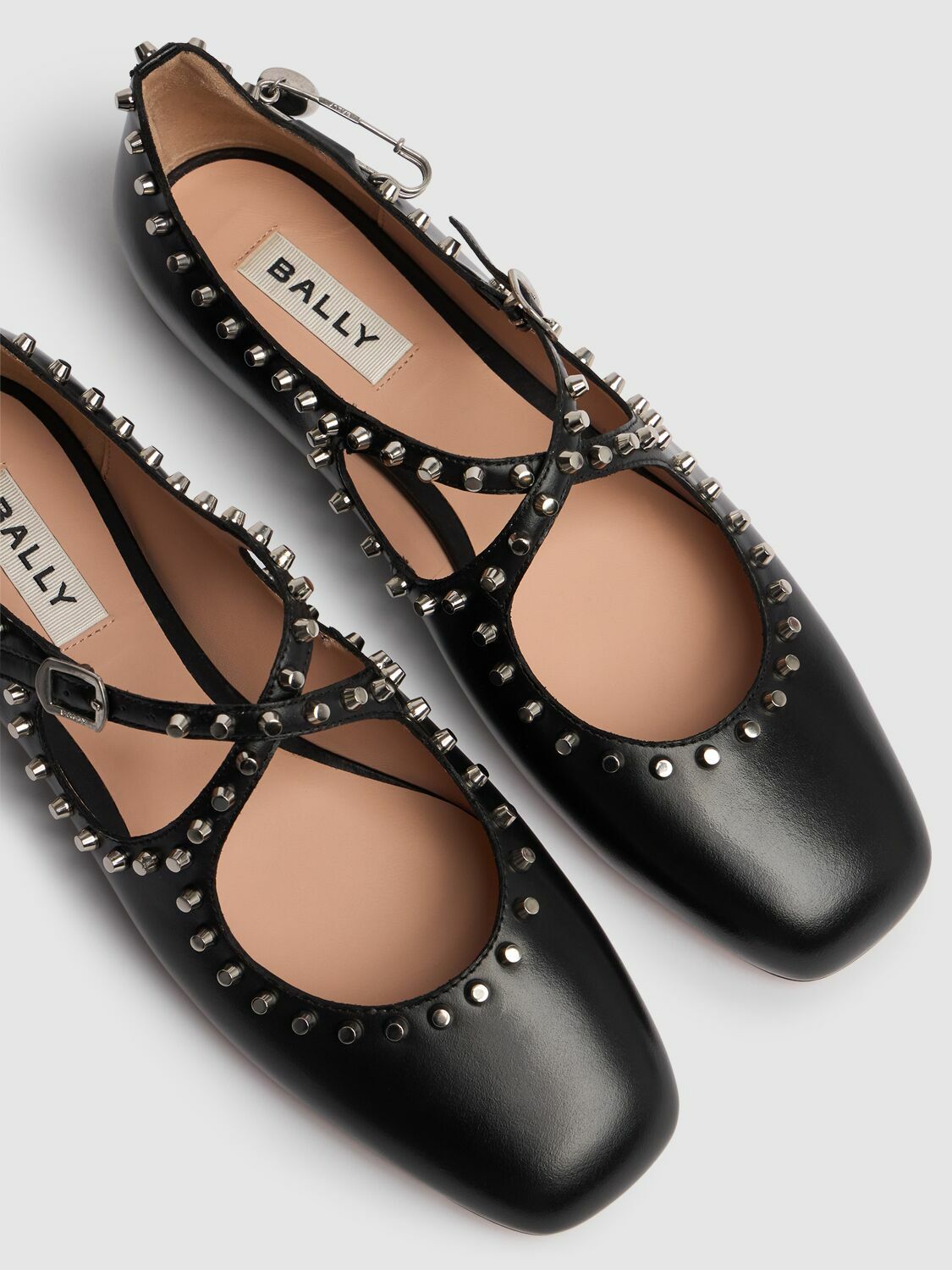 【送料&関税込】Bally Black Leather Beliska Ballerinas Bally Black leather Beliska ballerinas - BeyondStyle