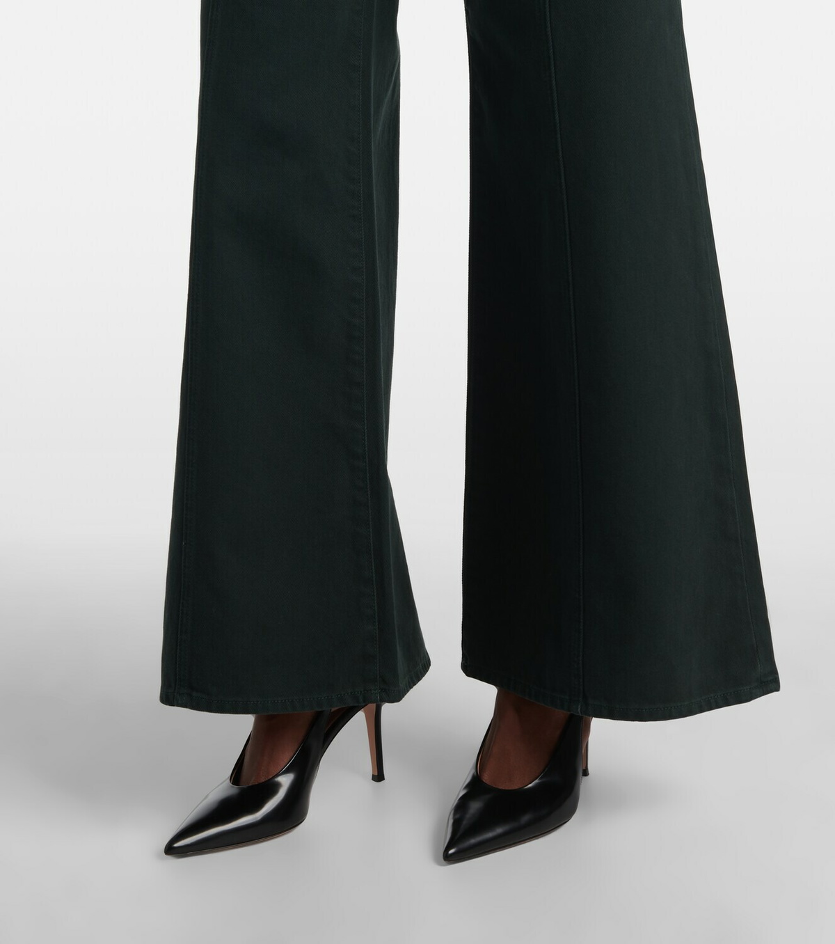 Ulla Johnson Bianca high-rise cotton wide-leg pants