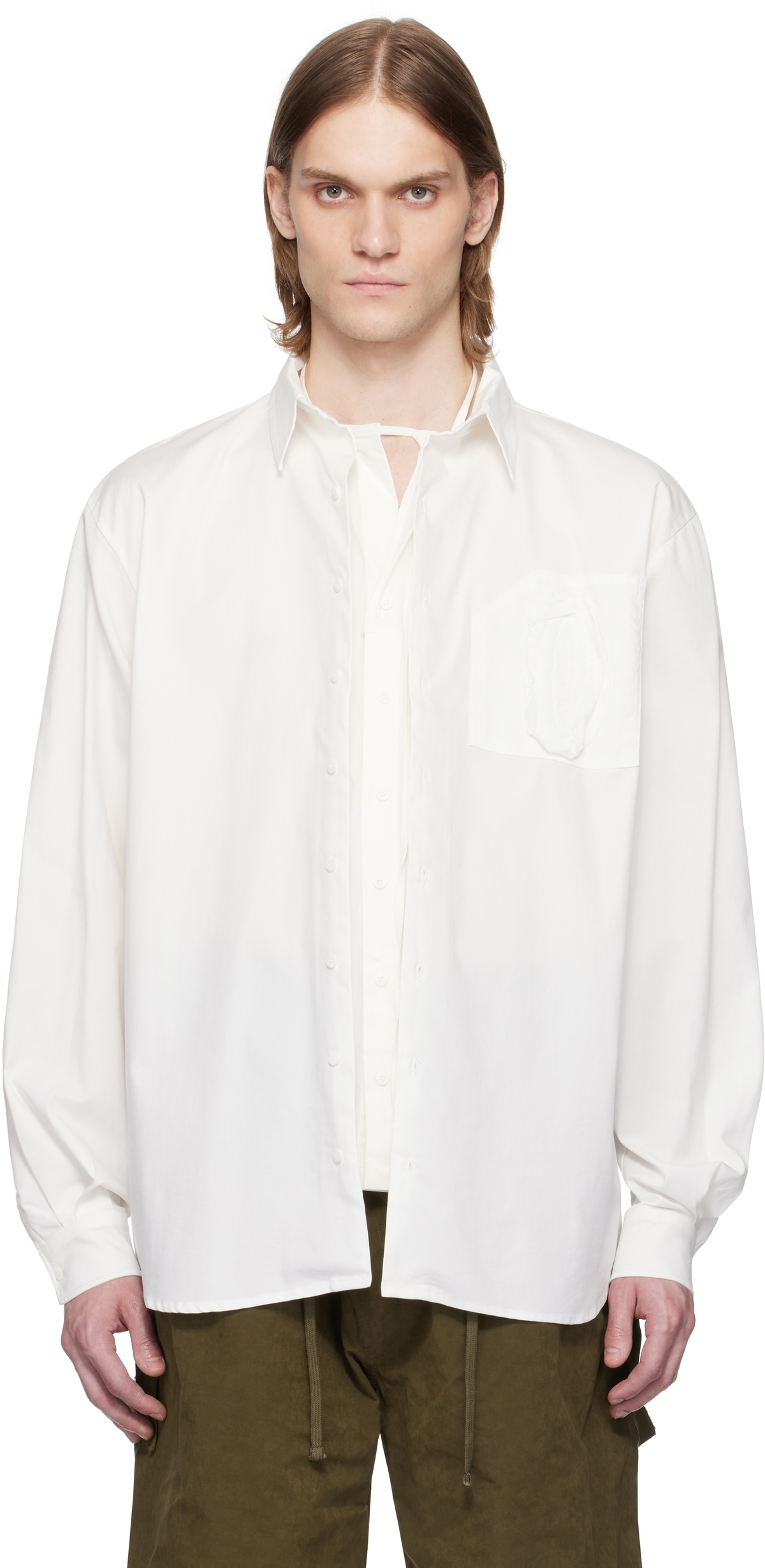 Ottolinger White Oversized Shirt
