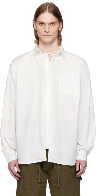 Photo: Ottolinger White Oversized Shirt