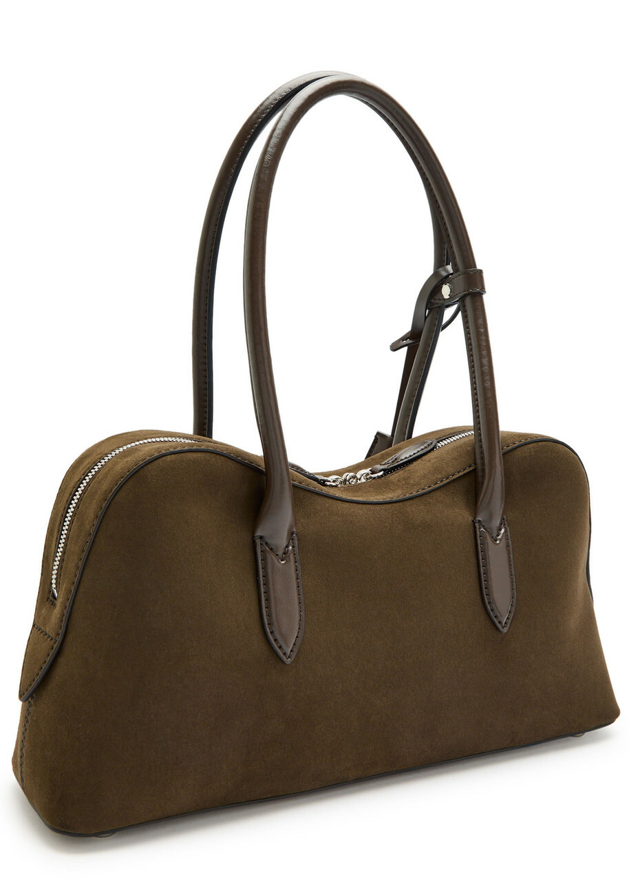 Stella Mccartney Stella Ryder Medium Faux Suede Shoulder bag - Moca - One Size