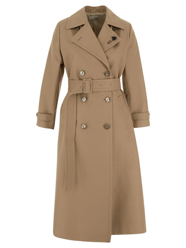Photo: Lardini Double Breasted Trench