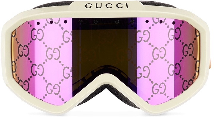 Photo: Gucci Off-White GG Snow Goggles