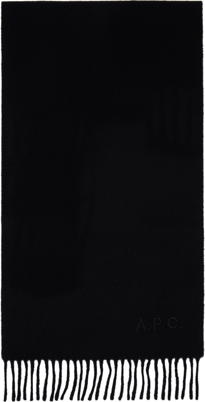 Photo: A.P.C. Black Ambroise Scarf