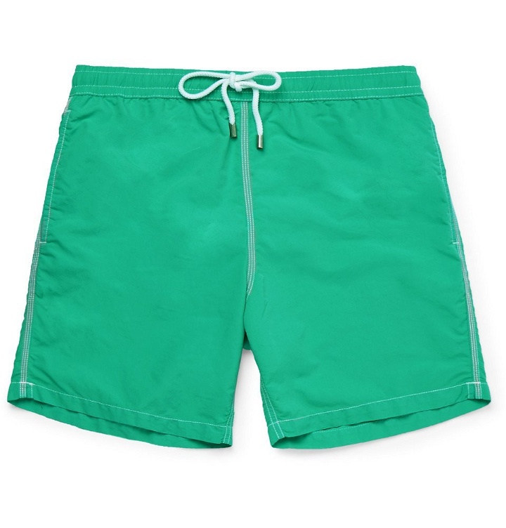 Photo: Hartford - Mid-Length Swim Shorts - Men - Bright green
