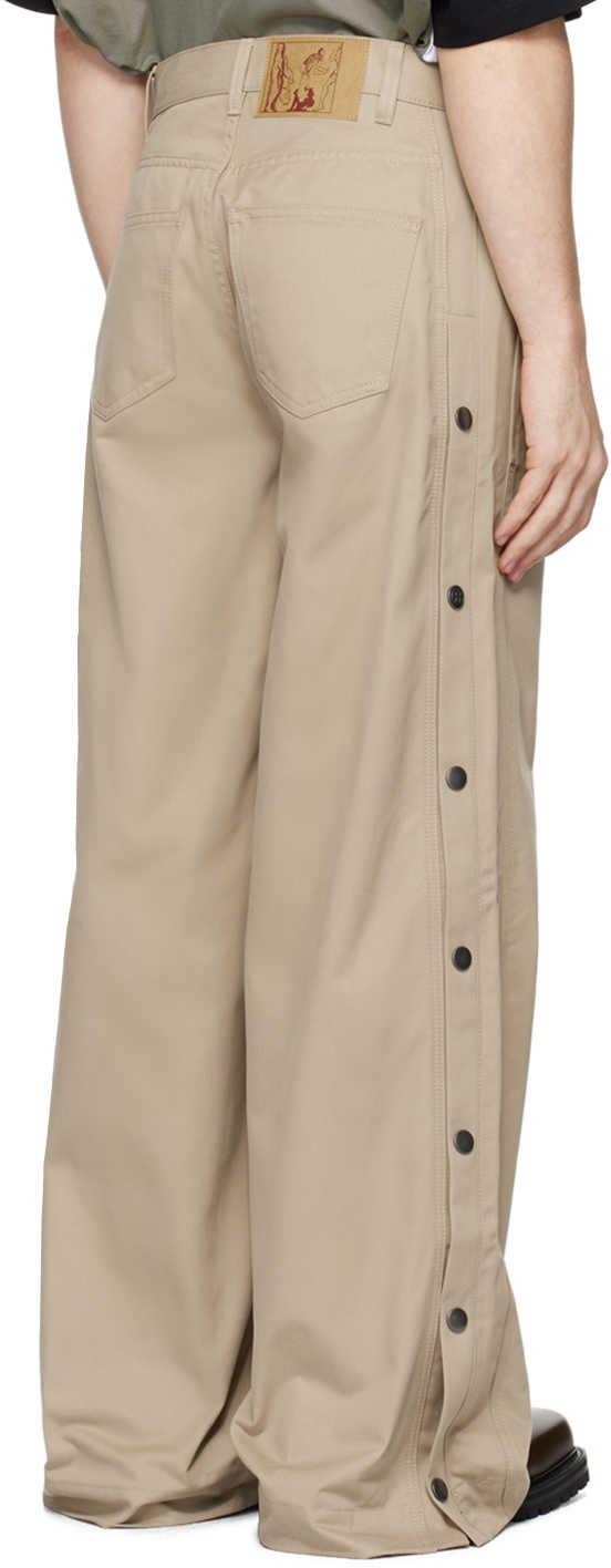 Martine Rose Beige Sports Chino Trousers Martine Rose