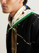 KAPITAL - Printed Cotton-Voile Bandana