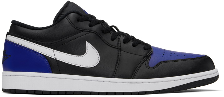Photo: Nike Jordan Navy & Black Air Jordan 1 Low Sneakers
