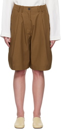 Studio Nicholson Tan Cito Shorts