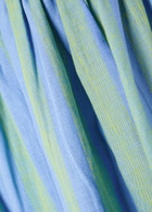 Staud Procida Striped Linen Maxi Skirt Light Blue