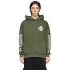 Rhude Green Classic Checkers Hoodie