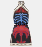 Johanna Ortiz Awash Mystery halterneck cotton minidress