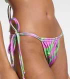 Bananhot Seychelle ruched triangle bikini bottoms