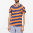 Polo Ralph Lauren Men's Broad Stripe T-Shirt in May Orange/Light Navy