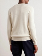 Brunello Cucinelli - Ribbed Cashmere Sweater - Neutrals
