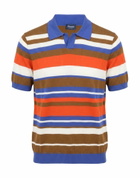 Drumohr Mens Polo shirt in Brown