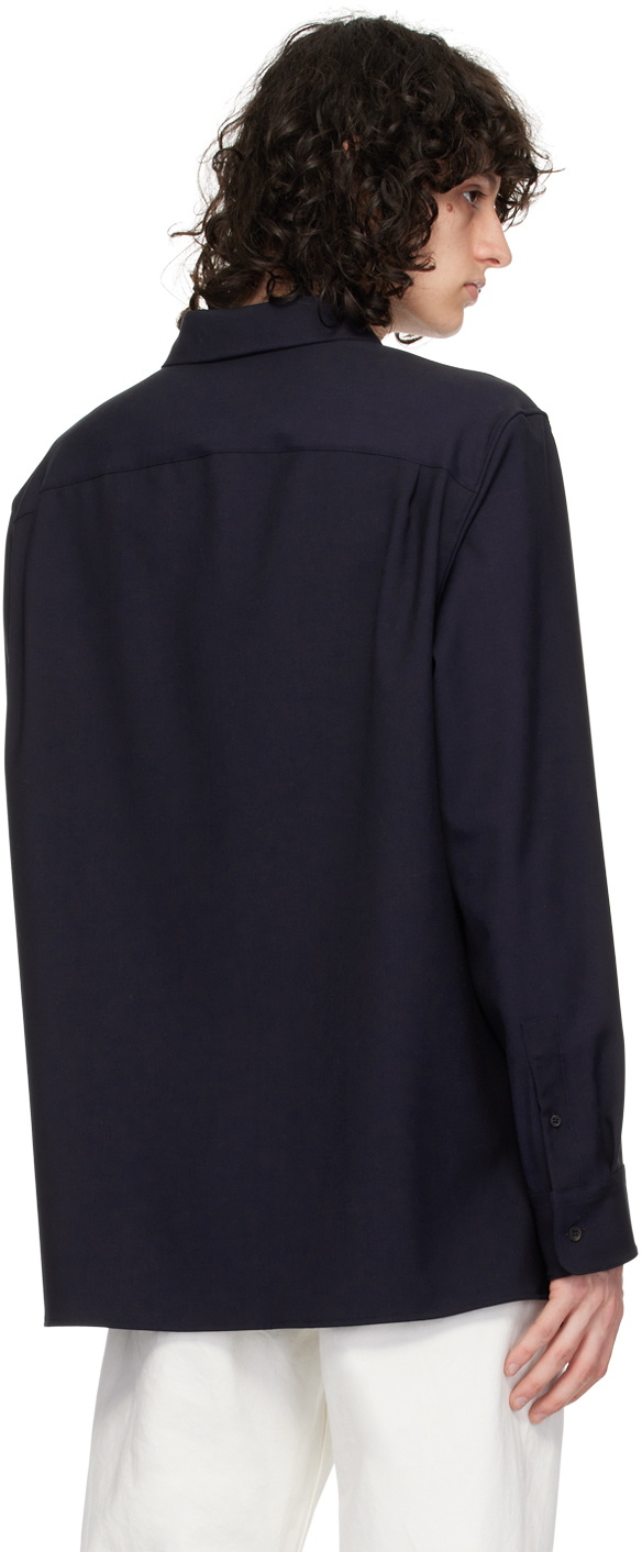 The Row Navy Beto Shirt The Row