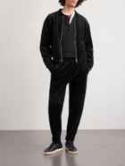 TOM FORD - Slim-Fit Cashmere, Wool and Silk-Blend Sweatshirt - Black