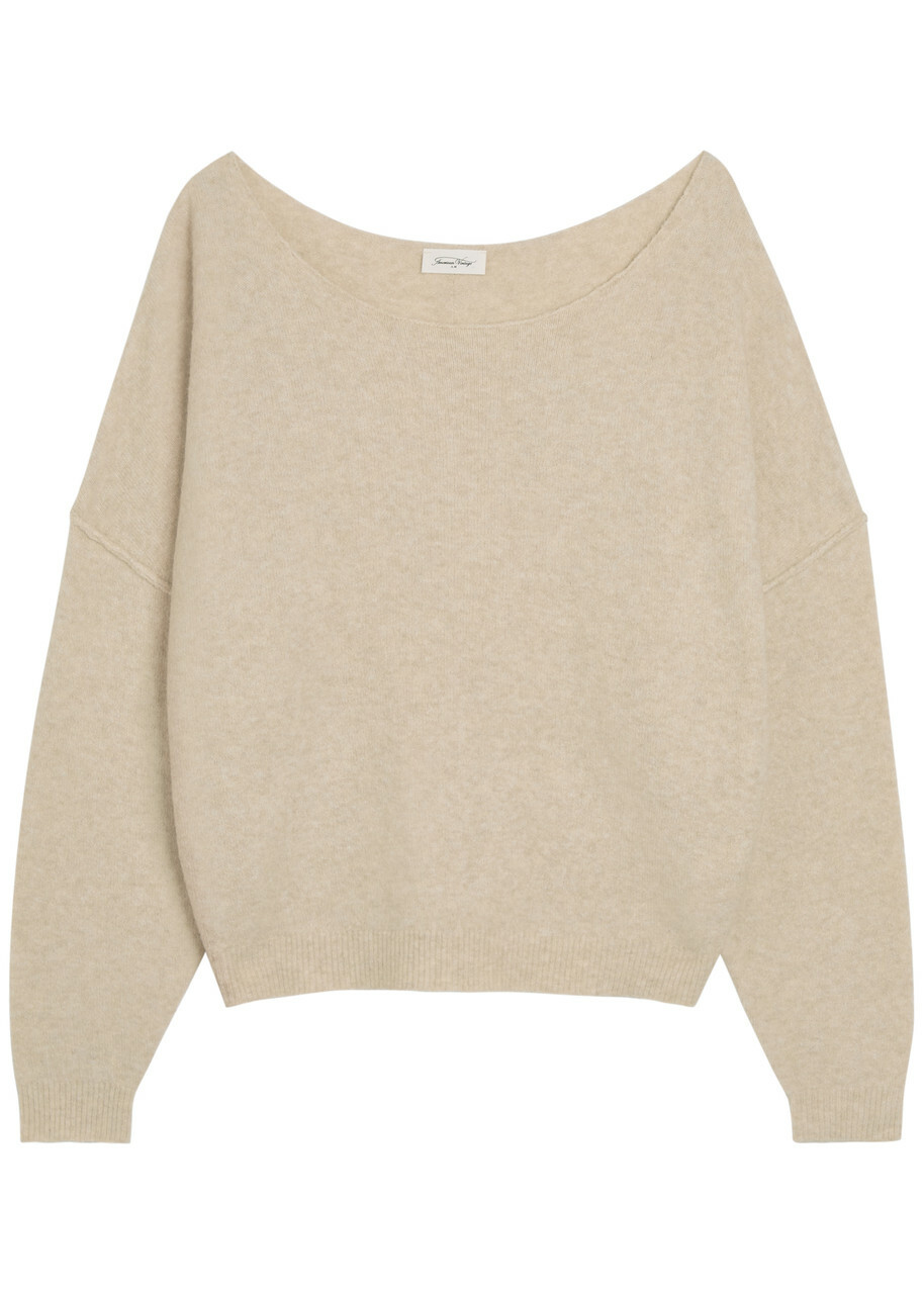 American Vintage Damsville Knitted Jumper Beige