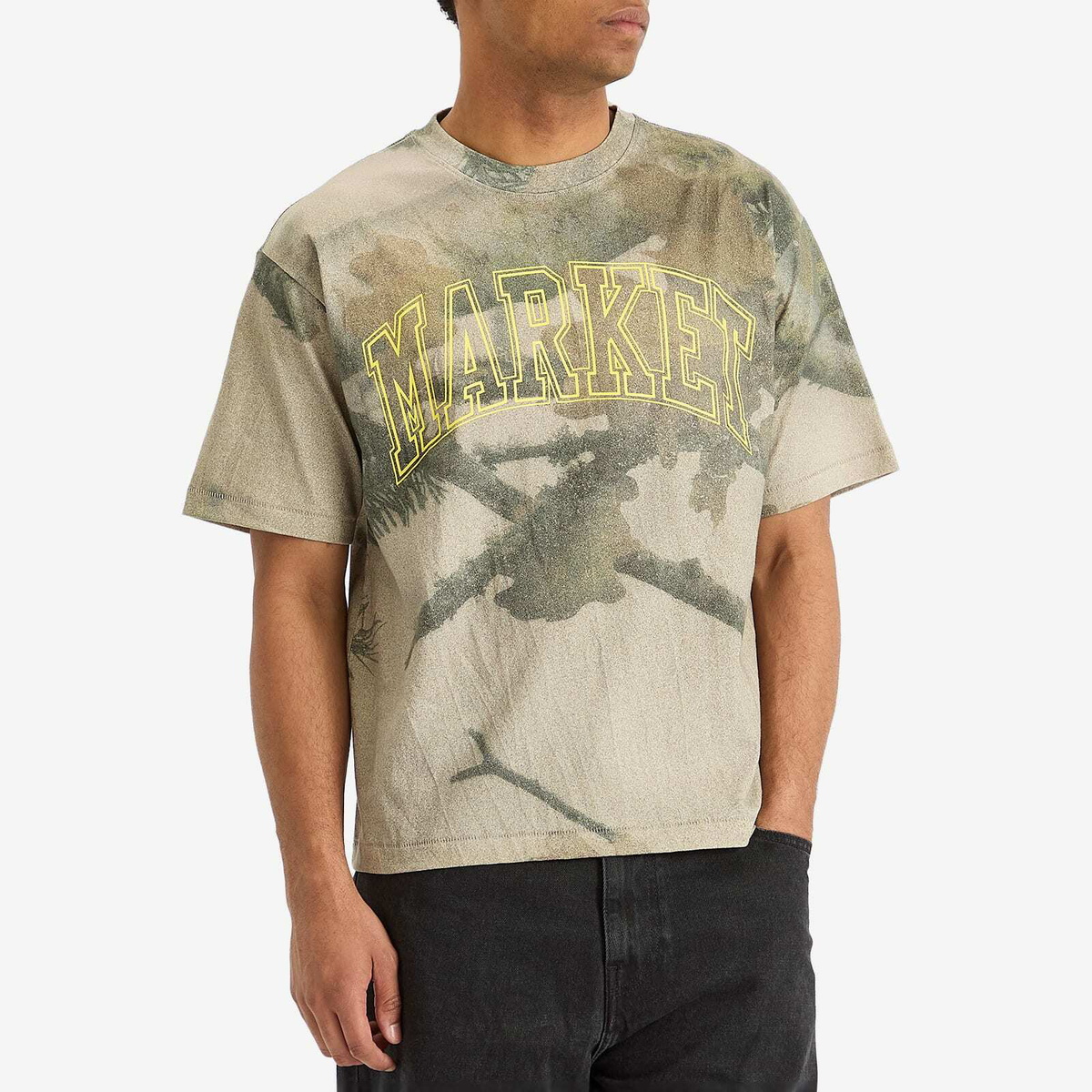 MARKET Men's Golden Arc T-Shirt in Bc-Camo