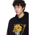 Givenchy Black Cheetah Patch Hoodie