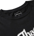 nonnative - Team Logo-Print Cotton-Jersey T-Shirt - Black