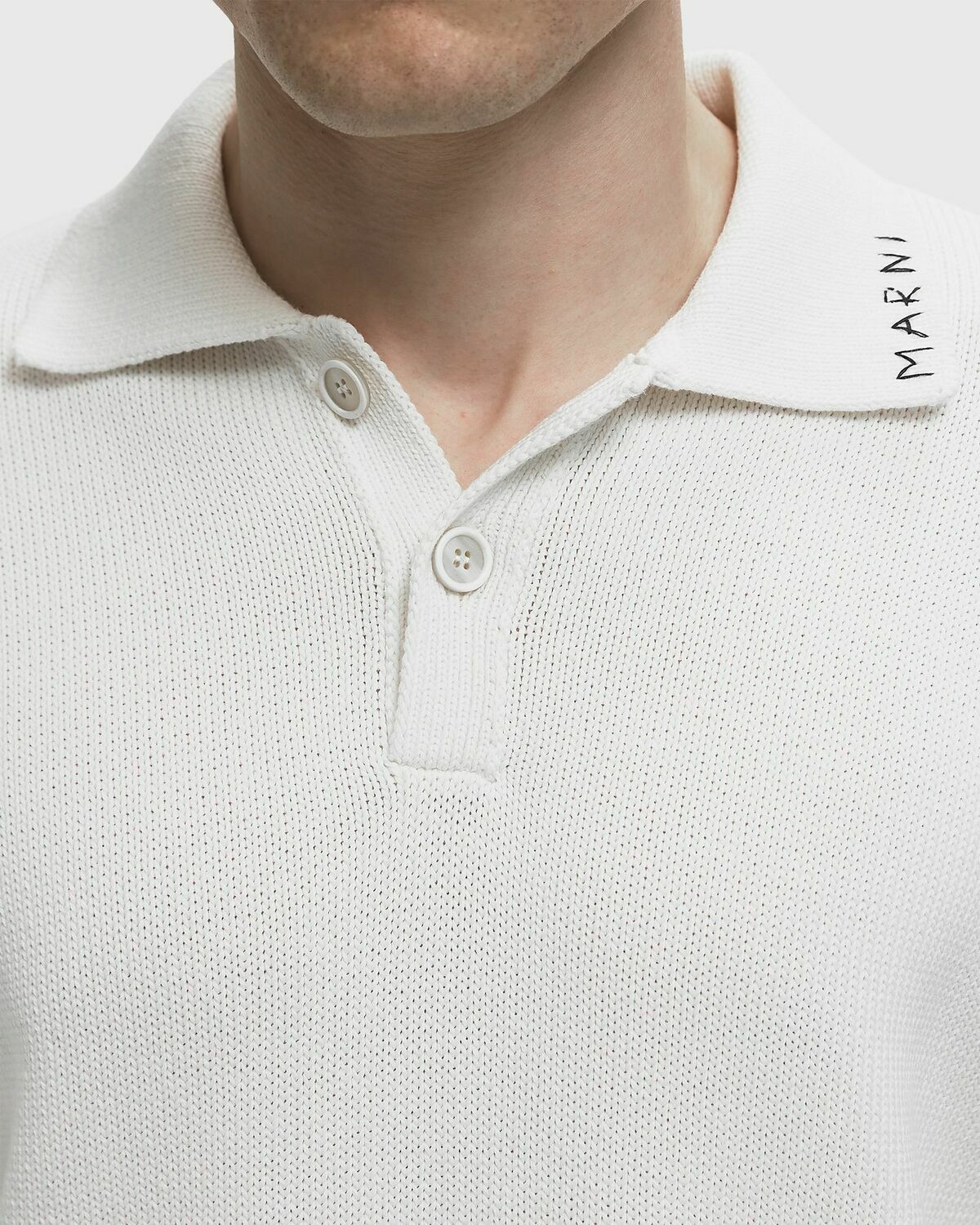 Marni POLO NECK White Men