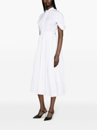ALEXANDER MCQUEEN - Organic Cotton Midi Dress