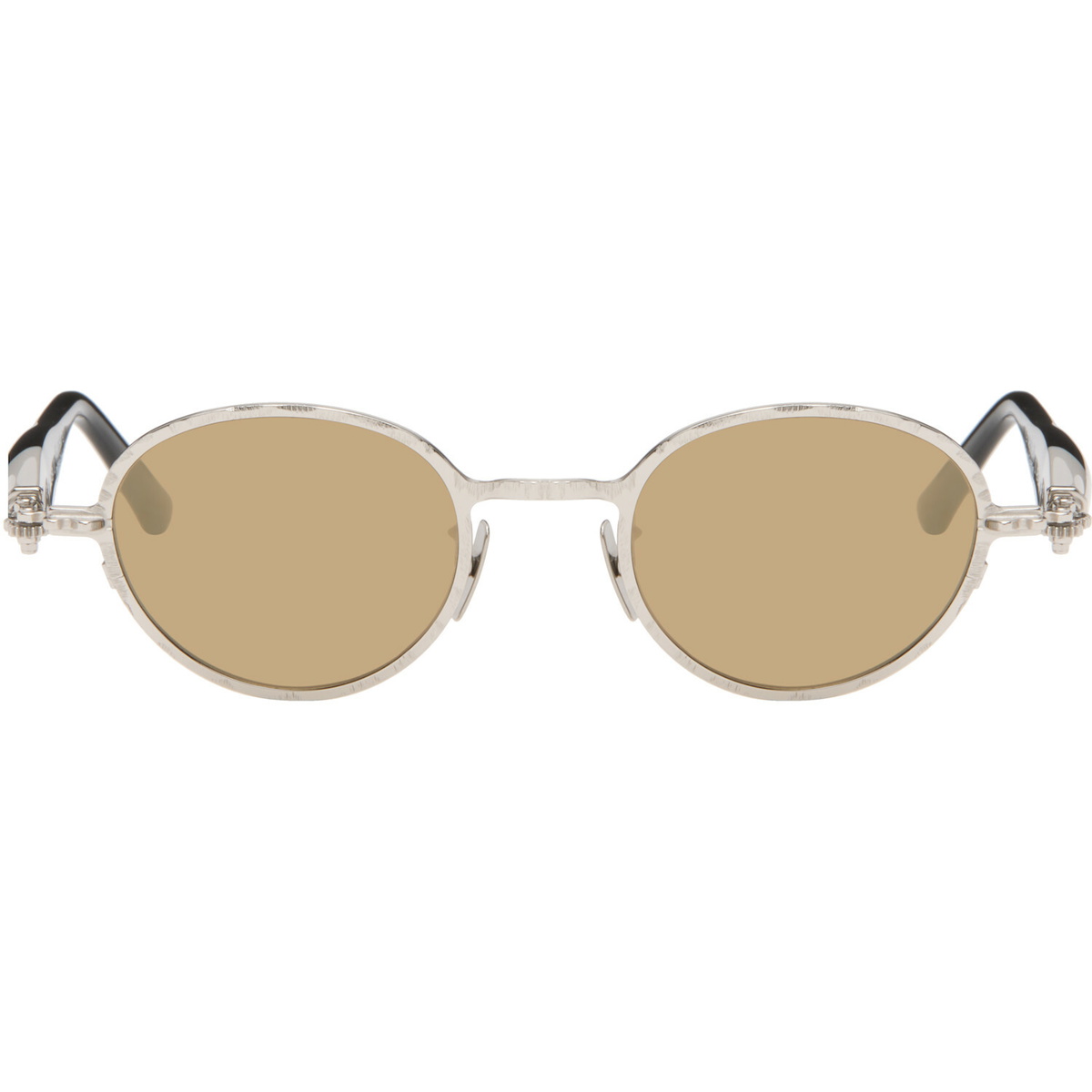 Kuboraum Silver & Black J74 Sunglasses