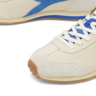 Diadora Men's Rally Punched Sneaker in White/Directoire Blue