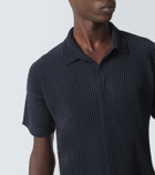 Homme Plissé Issey Miyake Basics pleated polo shirt