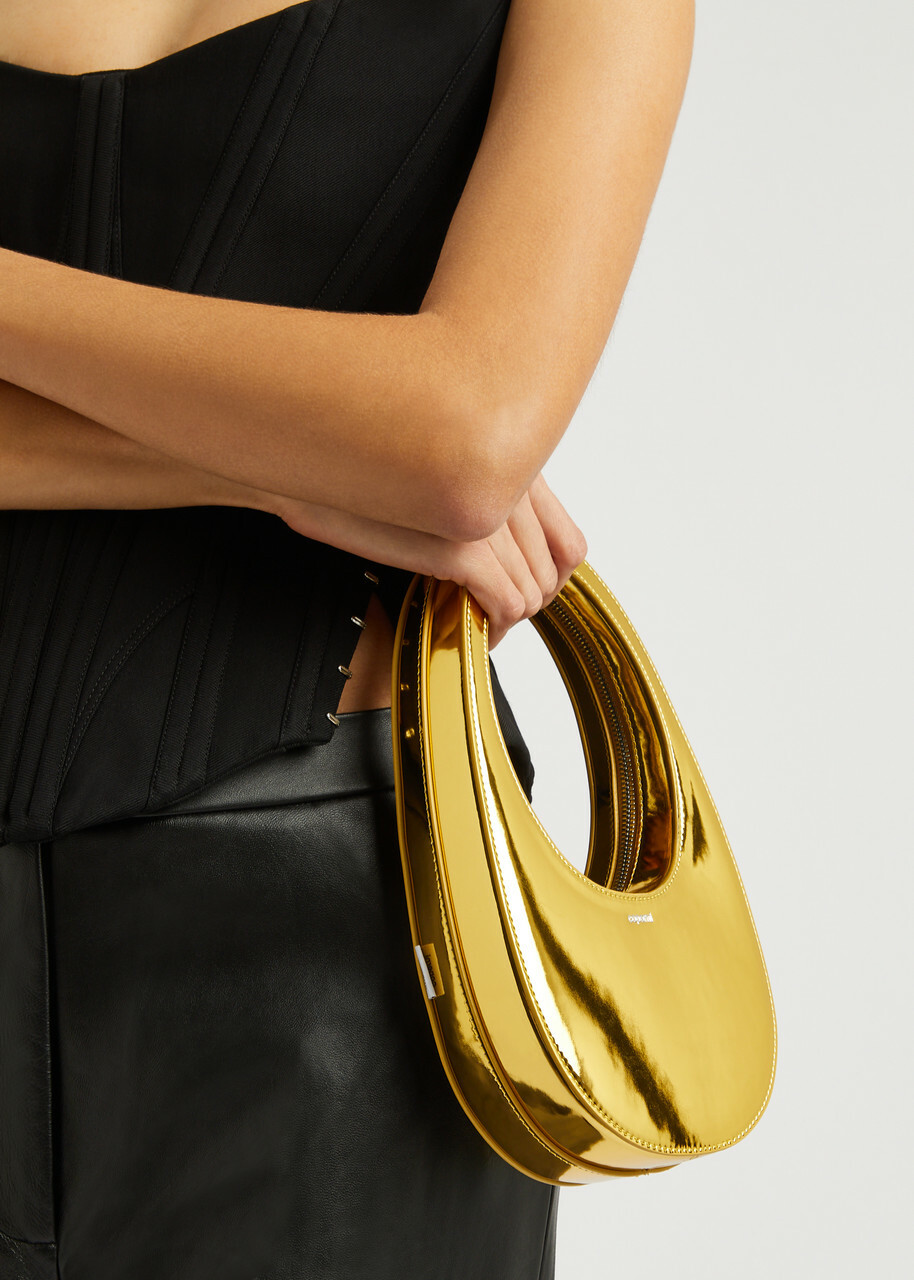 トートバッグ Coperni llic Micro Baguette Swipe Bag - Synthetic - Gold Mini Swipe Bag – Coperni