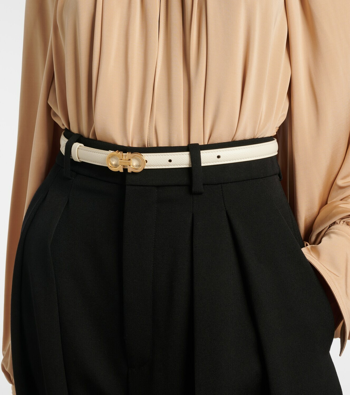 Ferragamo Gancini leather belt