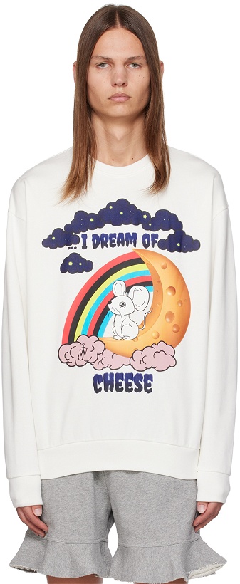 Photo: JW Anderson Off-White 'I Dream Of Cheese' Sweatshirt