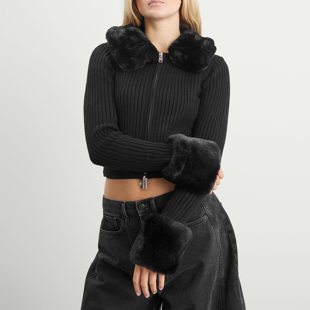 House Of Sunny Women's Peggy Cardigan in Sable