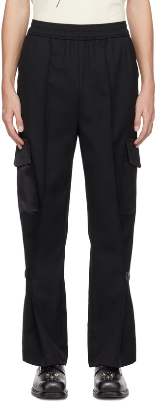 Photo: The World Is Your Oyster Black Cinched Cargo Pants