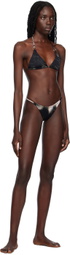 Louisa Ballou Black Mini Ring Bikini