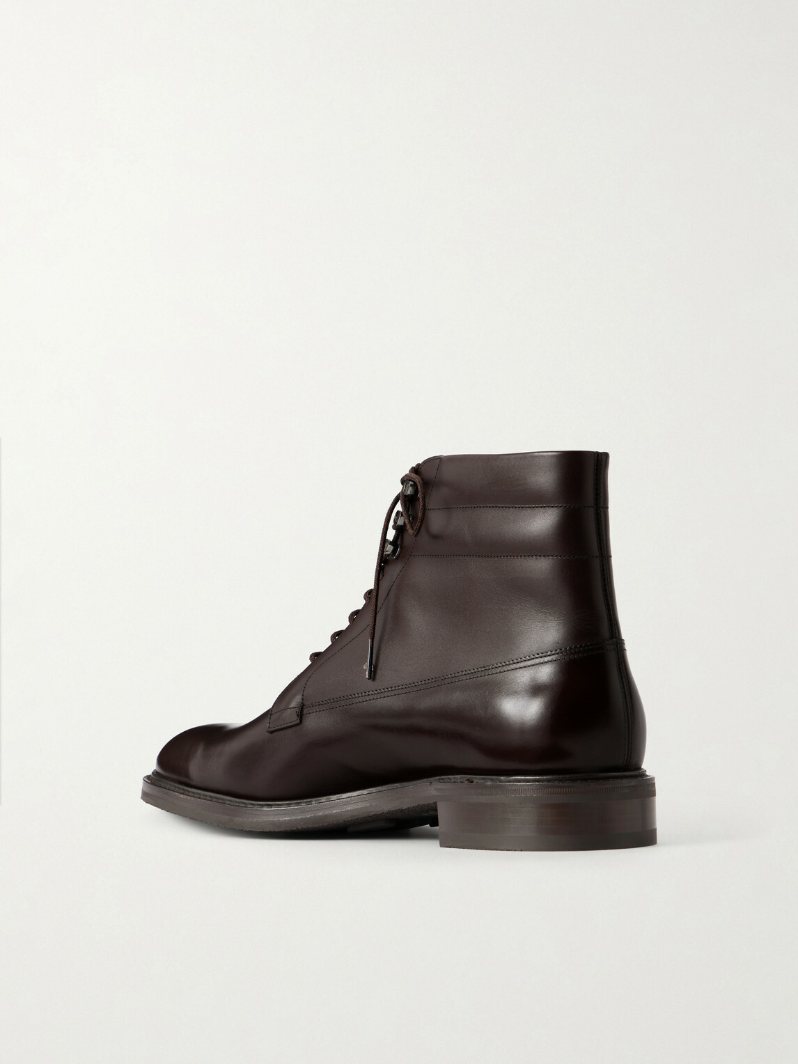 John Lobb - Alder Leather Lace-Up Boots - Brown