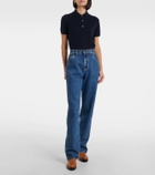Loro Piana Etienne high-rise straight jeans