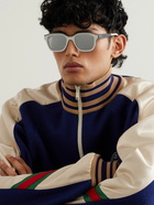 Fendi - Bilayer Square-Frame Acetate Sunglasses