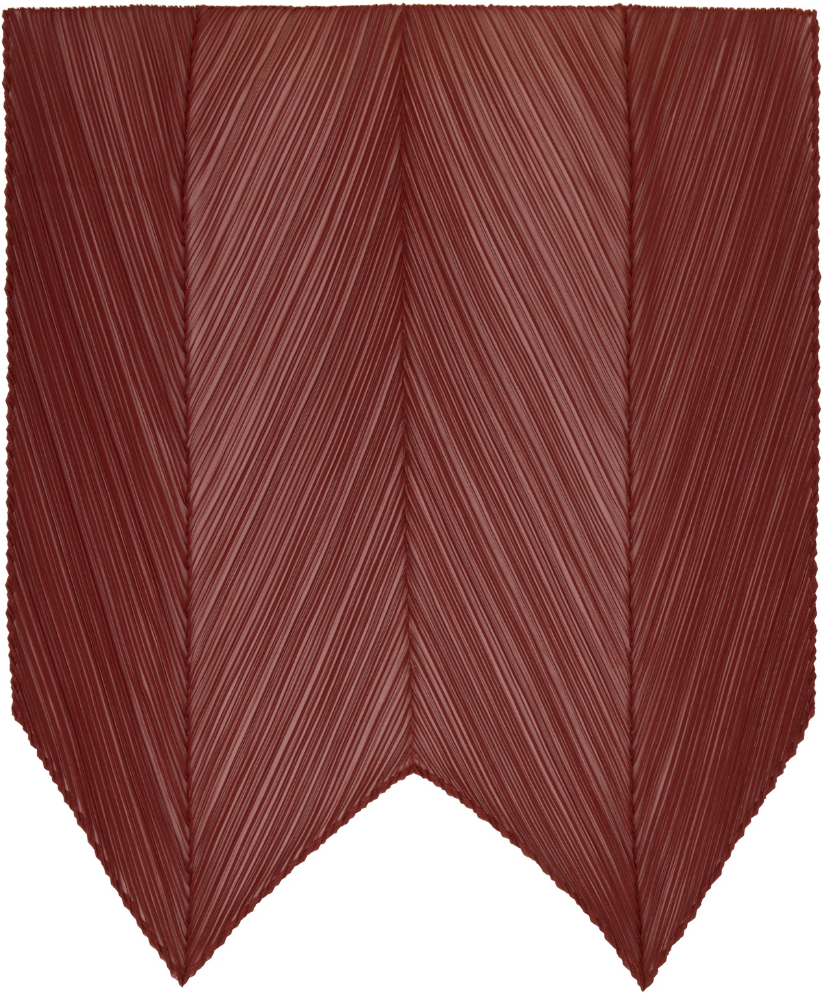 PLEATS PLEASE ISSEY MIYAKE Burgundy Monthly Colors October Scarf