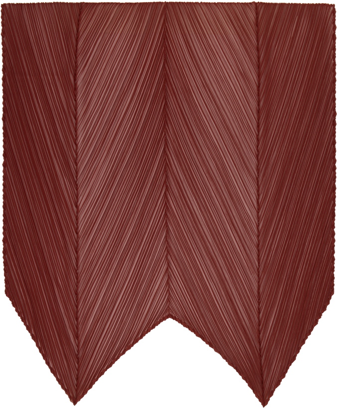 Photo: PLEATS PLEASE ISSEY MIYAKE Burgundy Monthly Colors October Scarf