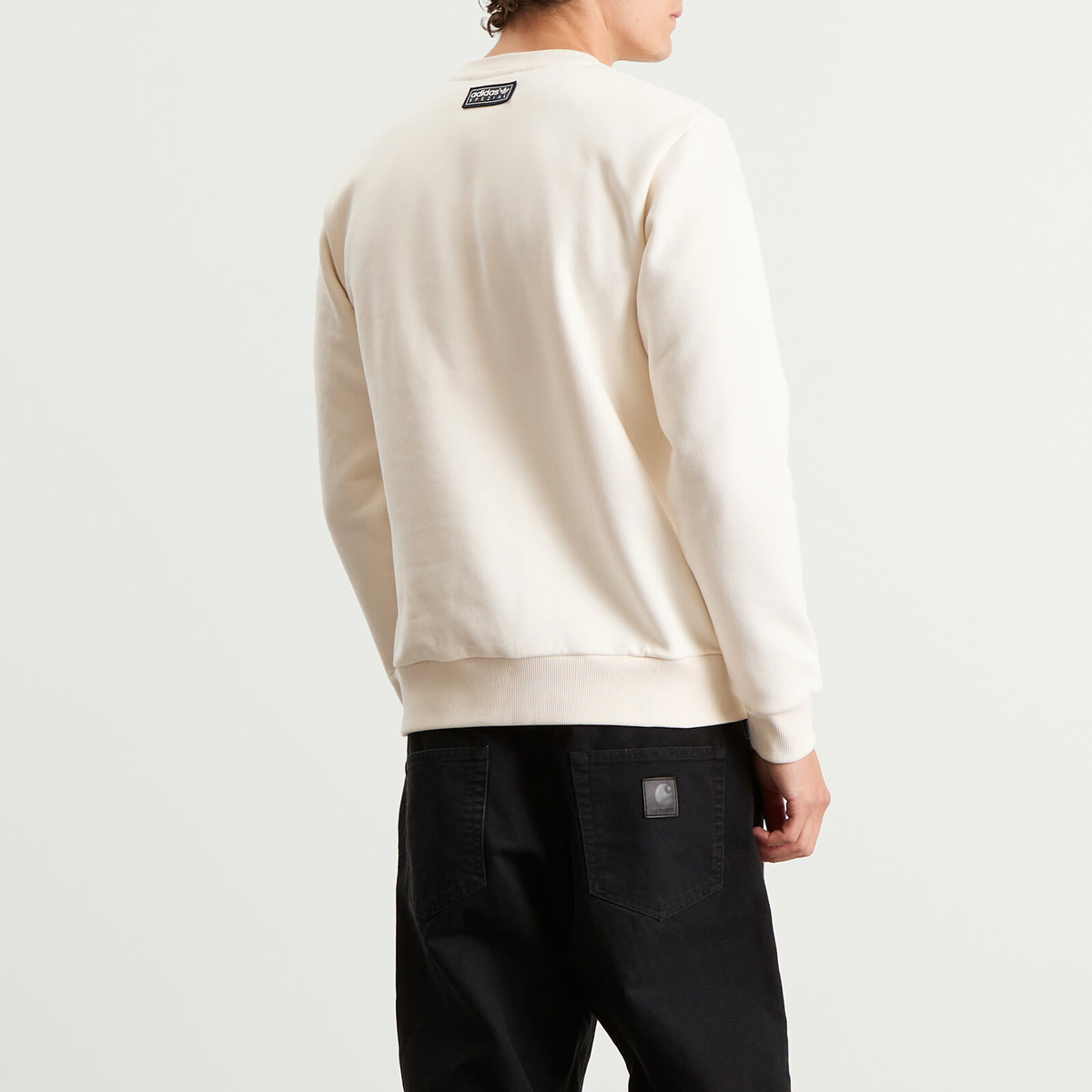 Adidas Men's SPZL Sweatshirt in Chalk White