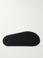 The Row - Hugo Suede Mules - Black
