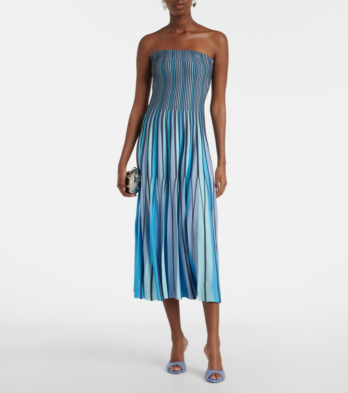 Simkhai Soleil striped midi dress