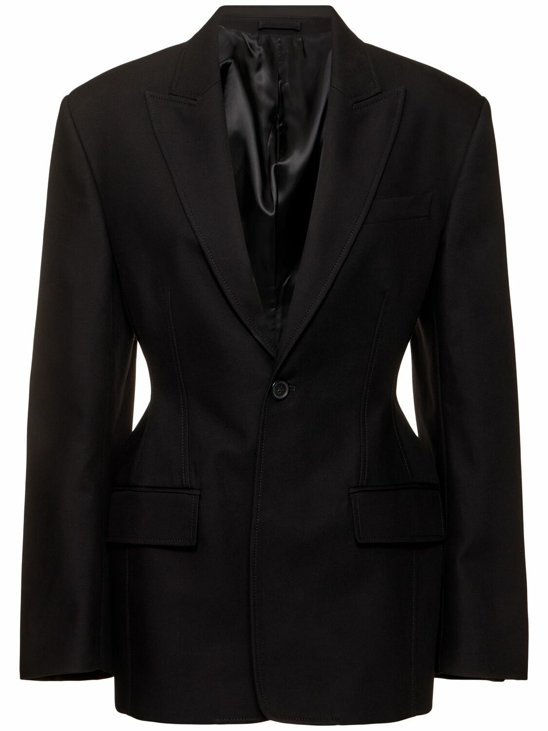 WARDROBE. NYC double-breasted blazer dress Black WARDROBE.NYC