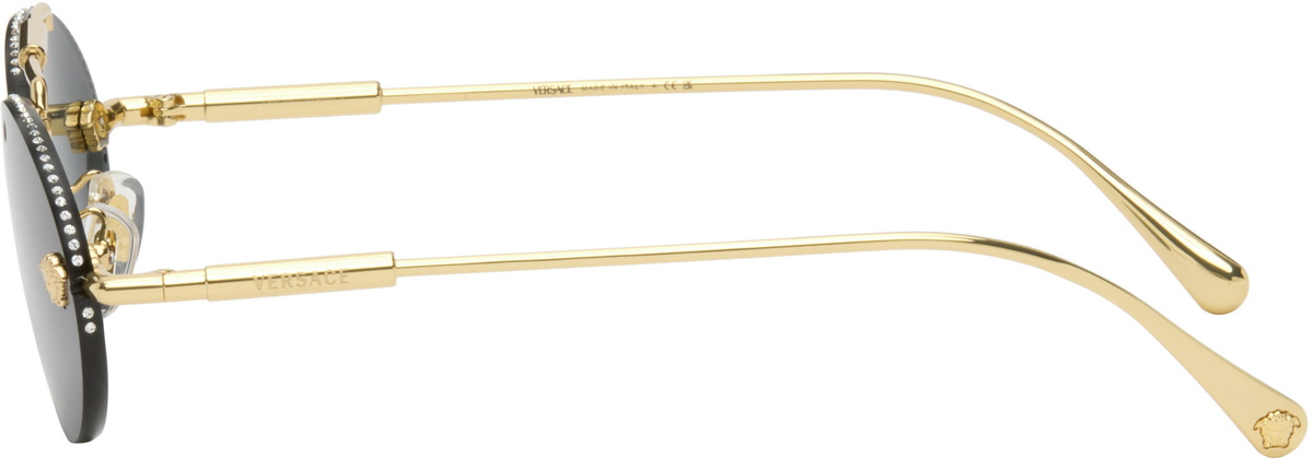 Versace Gold Medusa Sunglasses