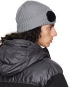 C.P. Company Gray Goggle Beanie