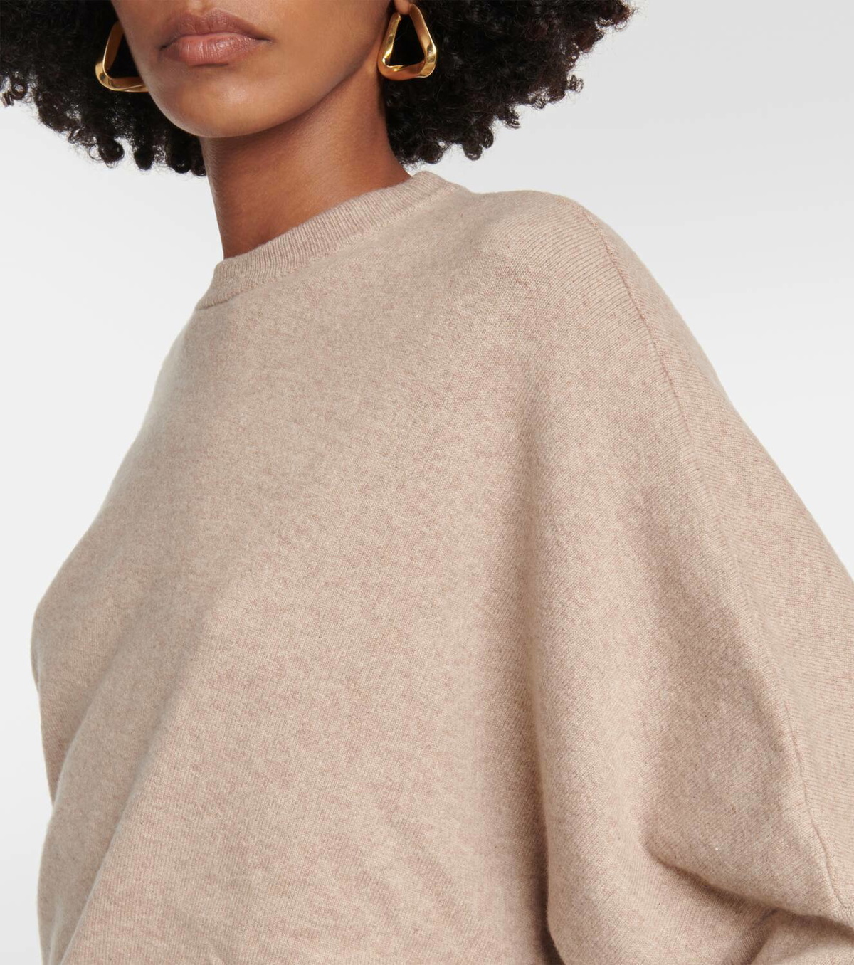 【新品】extreme cashmere n°381 libra Extreme Cashmere off-shoulder top Libra desert – Marjon Snieders
